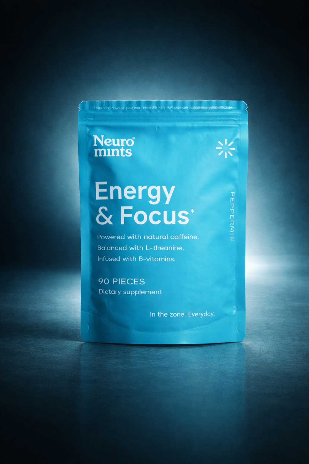 SmartGum – funkcinės mėtinės pastilės su kofeinu (90 vnt)